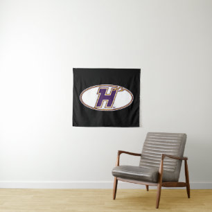 Hunter College Hawks Athletik-Logo Wandteppich
