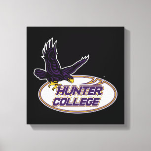 Hunter College Hawks Maskottchen Leinwanddruck