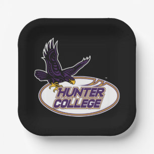 Hunter College Hawks Maskottchen Pappteller