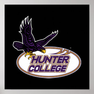 Hunter College Hawks Maskottchen Poster