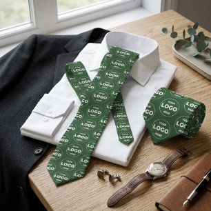 Hunter Custom Logo Wiederholungsmuster Professiona Krawatte