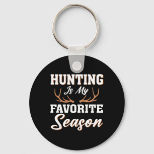 Hunter Deer Funny Junting ist meine Lieblingssaiso Schlüsselanhänger