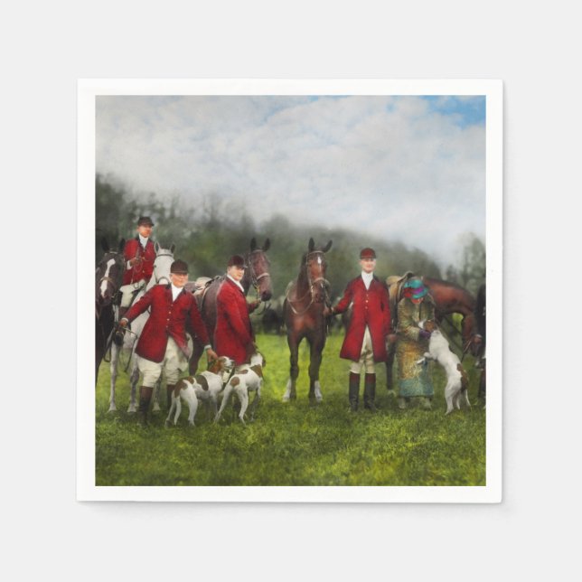 Hunter - Die Fuchsjagd - Tally-ho 1924 Serviette (Vorderseite)