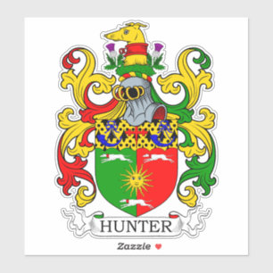 Hunter Familienwappen Aufkleber