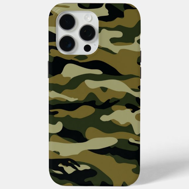 Hunter Green Camouflage Case-Mate iPhone Hülle (Rückseite)
