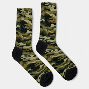 Hunter Green Camouflage Socks Socken