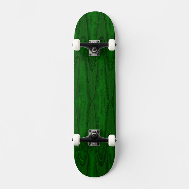Hunter Green Design Skateboard (Vorderseite)