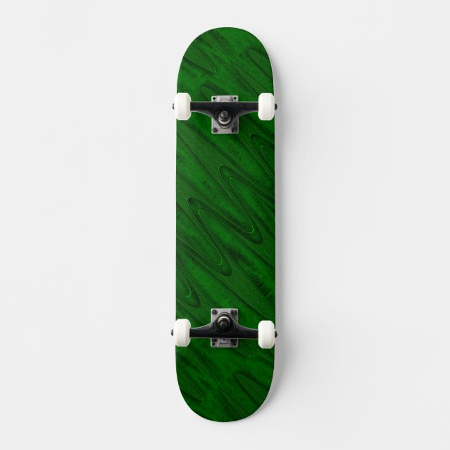 Hunter Green Design Skateboard (Vorderseite)