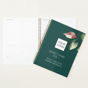 Hunter Green Logo Projektmanager Planer