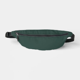 Hunter Green Solid Color Bauchtasche