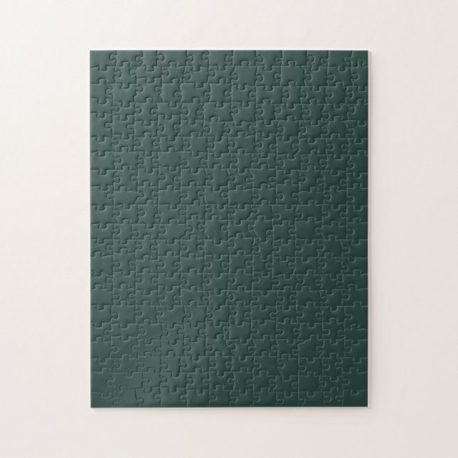 Hunter Green Solid Color Puzzle (Vertikal)