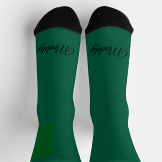 Hunter Green Solid Color Socken