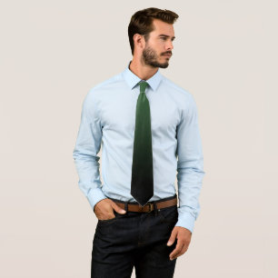 Hunter Green und Black Ombre Muster Krawatte