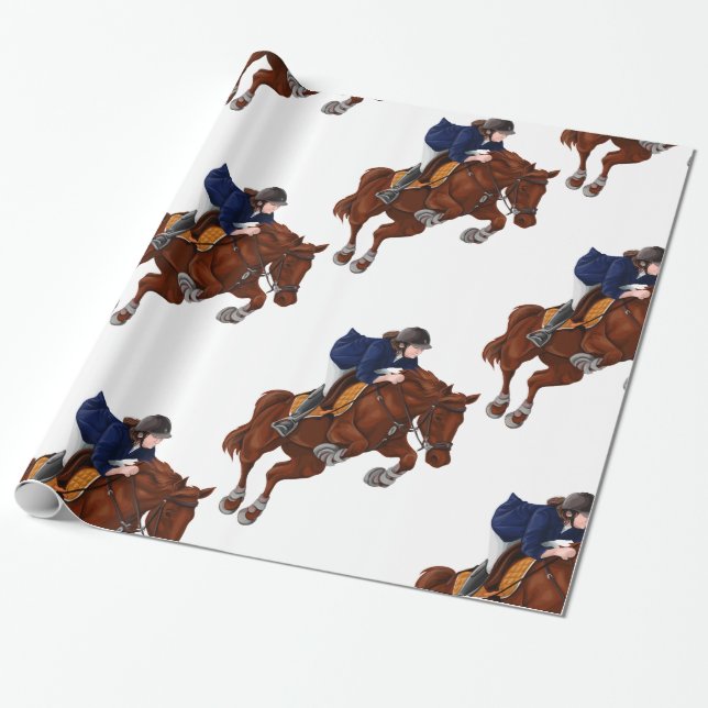 Hunter Jumper Geschenkpapier (Ungerollt)