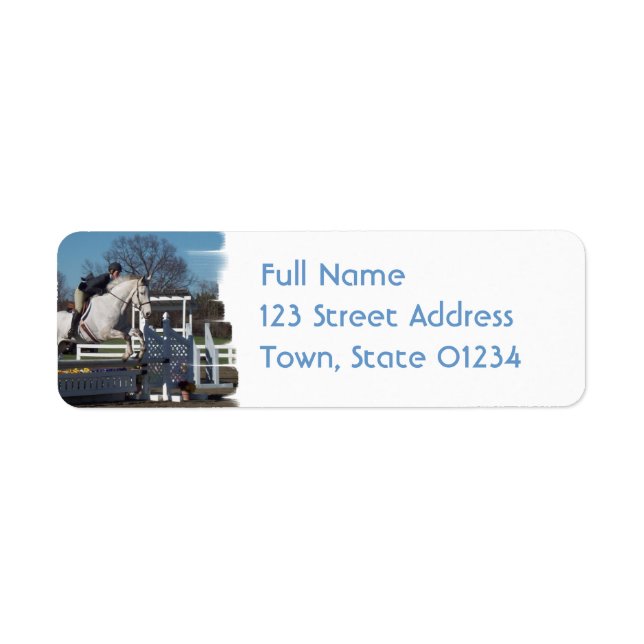 Hunter Jumper Mailing Label (Vorne)