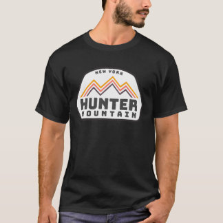 Hunter Mountain New York Vintag Retro Wanderschnee T-Shirt
