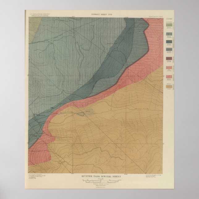 Hunter Park Special Sheet Atlas Karte Poster (Vorne)