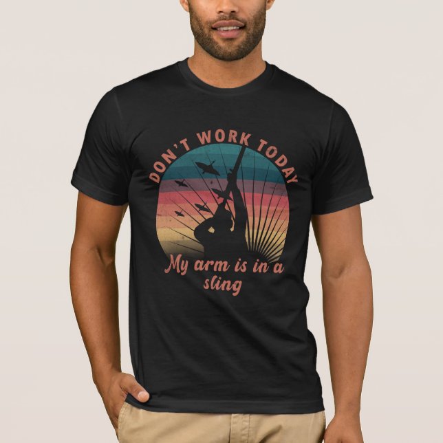 Hunter Retro Sunset T-Shirt (Vorderseite)