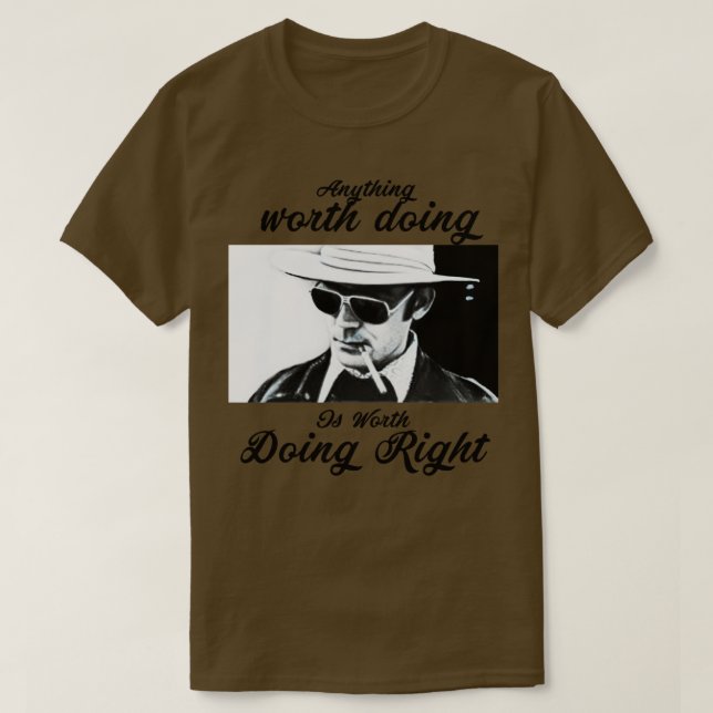 Hunter S Thompson T-Shirt (Design vorne)