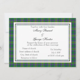 Hunter Scottish Wedding Einladung