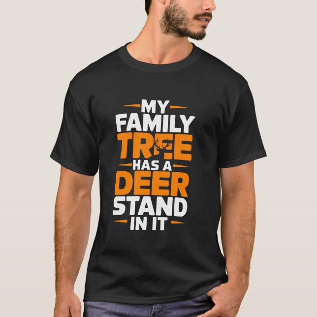 Hunter Spaß Design Funny Deer Jagen T-Shirt (Vorderseite)