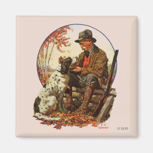 Hunter und Spaniel Magnet