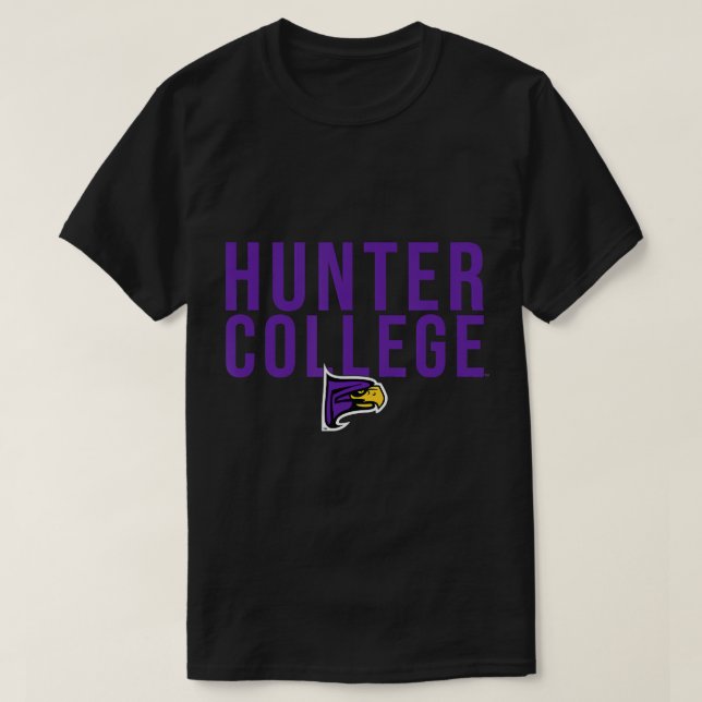 Hunter Uni Hawks gestackter T - Shirt (Design vorne)