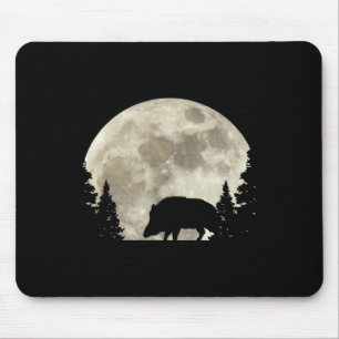 Hunter Wild Boar Keiler Wildsau Jagdjäger Mousepad