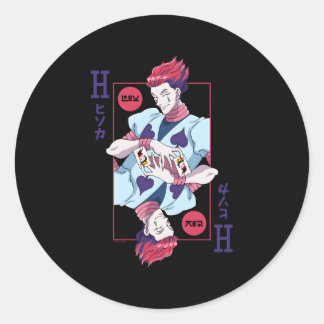 Hunter X Hunter Hisoka Spielkarte Runder Aufkleber