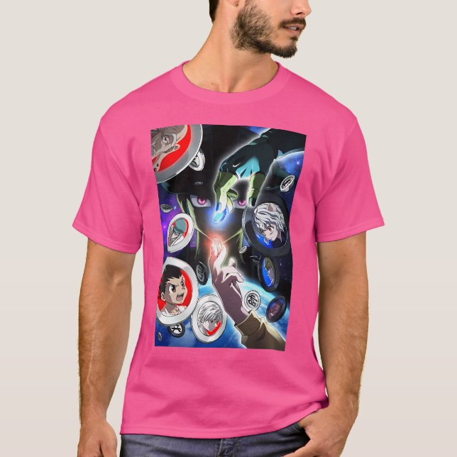 Hunter X Jäger-Charakter-Regenbogen T-Shirt (Vorderseite)