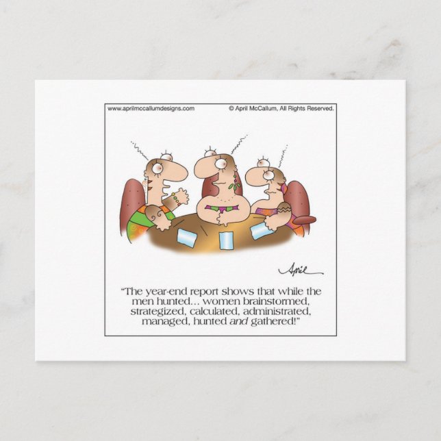 HUNTERS & GATHERERS Postcard bis April McCallum Postkarte (Vorderseite)