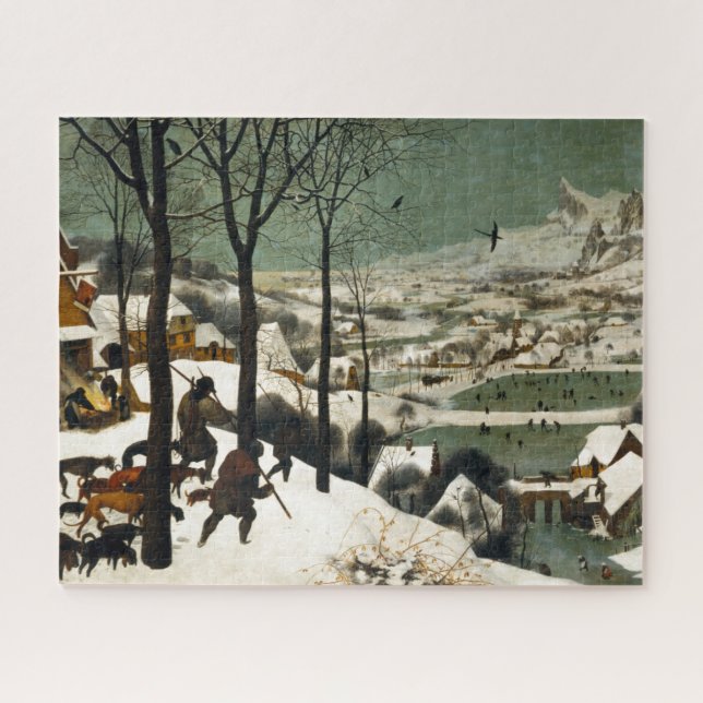 Hunters in the Snow by Pieter Bruegel the Elder Puzzle (Horizontal)