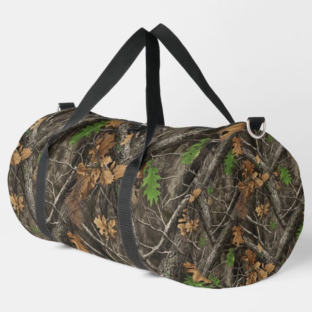 Hunting Camouflage Pattern Duffle Bag (Linke Ecke)