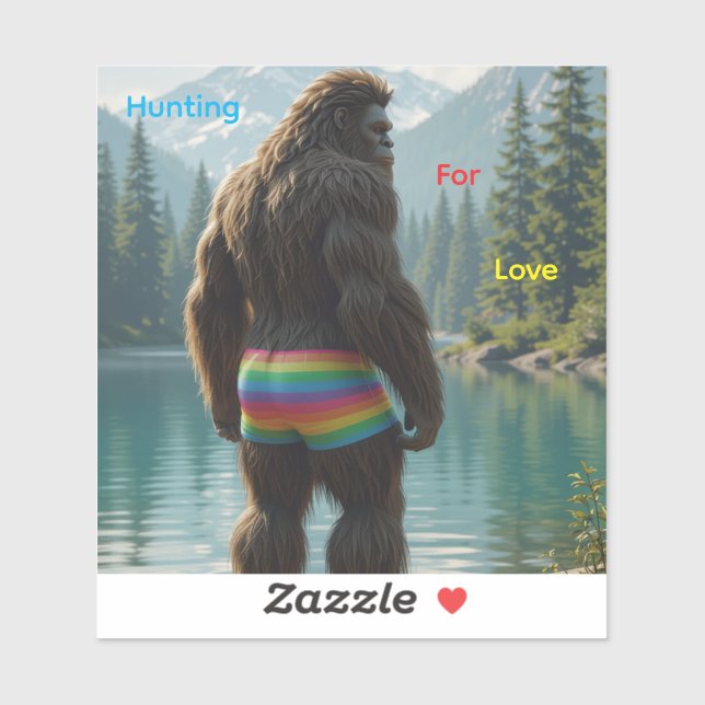 Hunting for love aufkleber (Blatt)