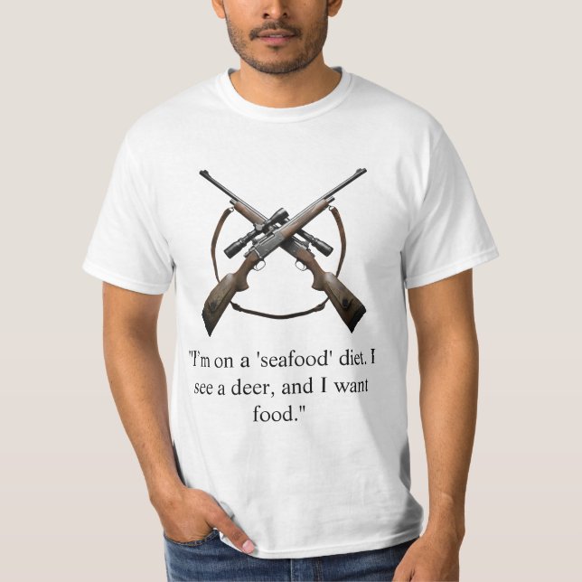 Hunting T-shirt with funny quote (Vorderseite)