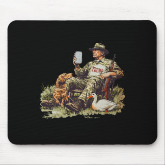 Hunting Trump Camouflage Funny Duck Hunting Season Mousepad