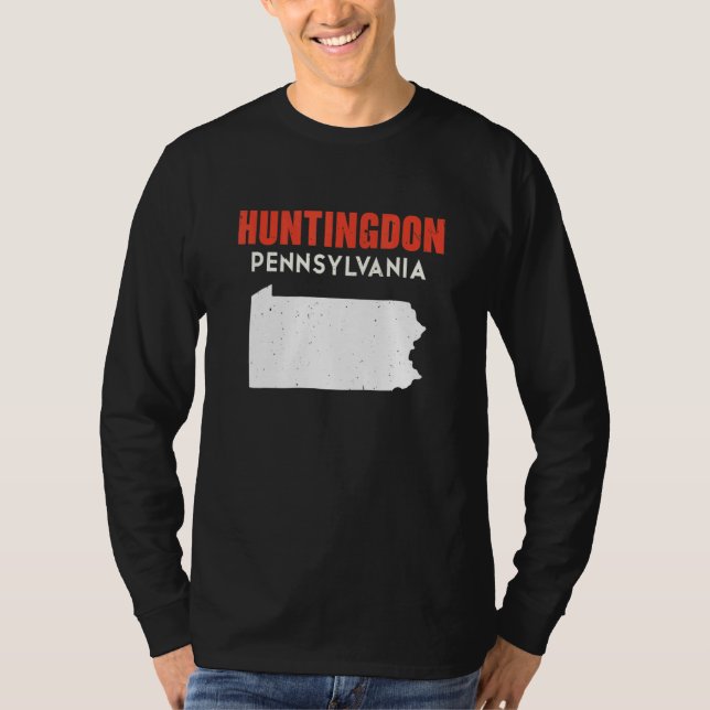 Huntingdon Pennsylvania USA State America Travel T-Shirt (Vorderseite)