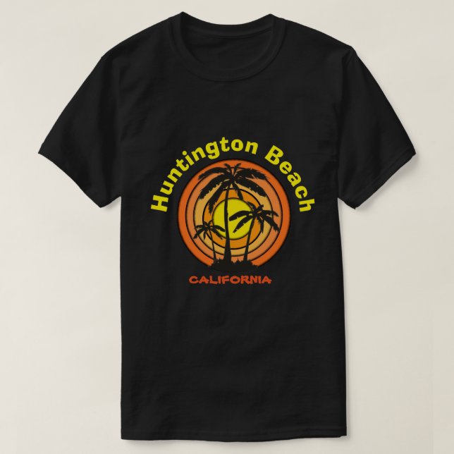 Huntington Beach, CA T-Shirt (Design vorne)