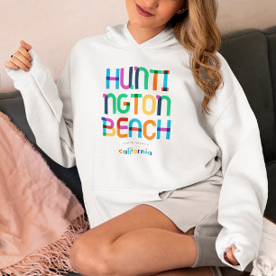 Huntington Beach California Mitte Jahrhundert, Pop Hoodie
