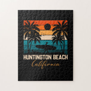 Huntington Beach California Palms Urlaubsreise Puzzle