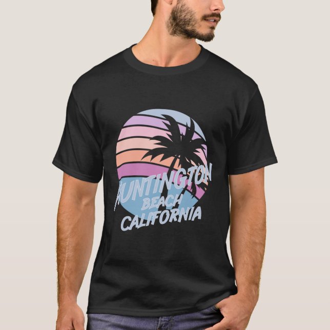 Huntington Beach California T-Shirt (Vorderseite)