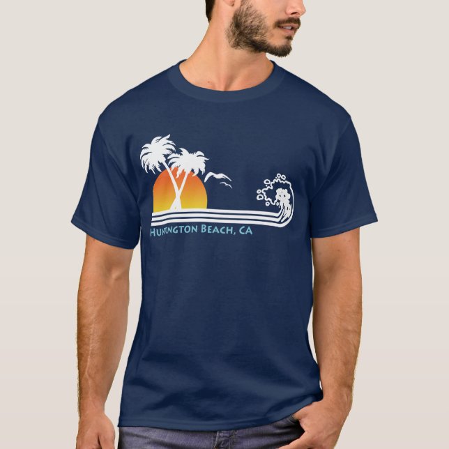 Huntington Beach California T-Shirt (Vorderseite)