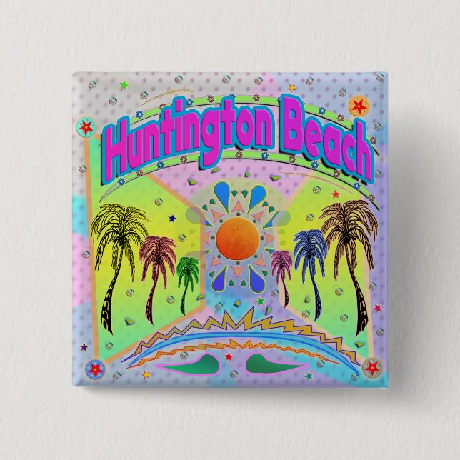 Huntington Beach Calm Desire Button (Vorderseite)