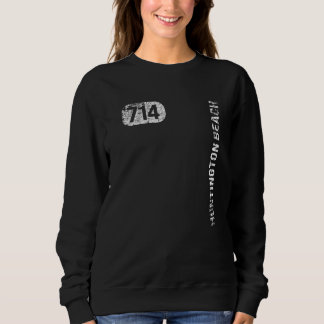 Huntington Beach Kalifornien 714 Vorwahl Vintage Sweatshirt