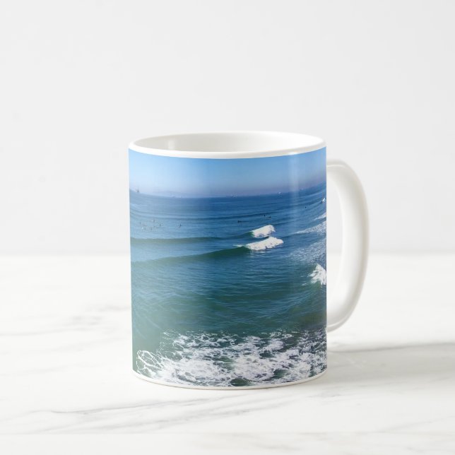 Huntington Beach, Kalifornien Kaffeetasse (VorderseiteRechts)