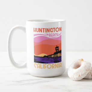 Huntington Beach Kalifornien Kaffeetasse
