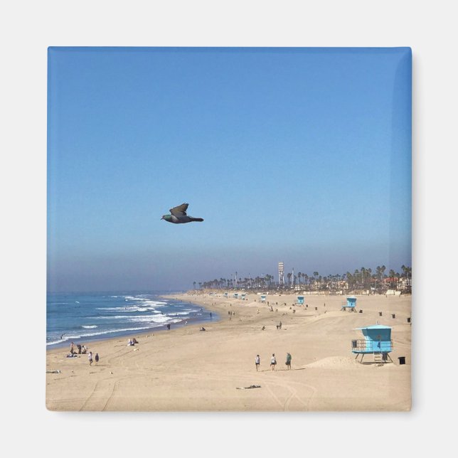 Huntington Beach, Kalifornien Magnet (Vorne)