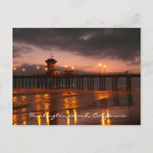 Huntington Beach, Kalifornien Postcard Postkarte