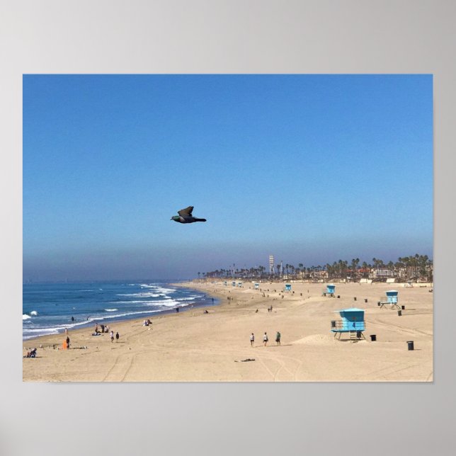 Huntington Beach, Kalifornien Poster (Vorne)
