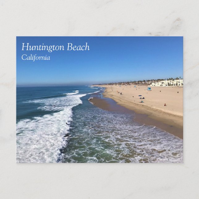 Huntington Beach, Kalifornien Postkarte (Vorderseite)
